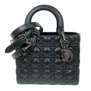 Christian Dior Les de Black Lambskin Handbag
